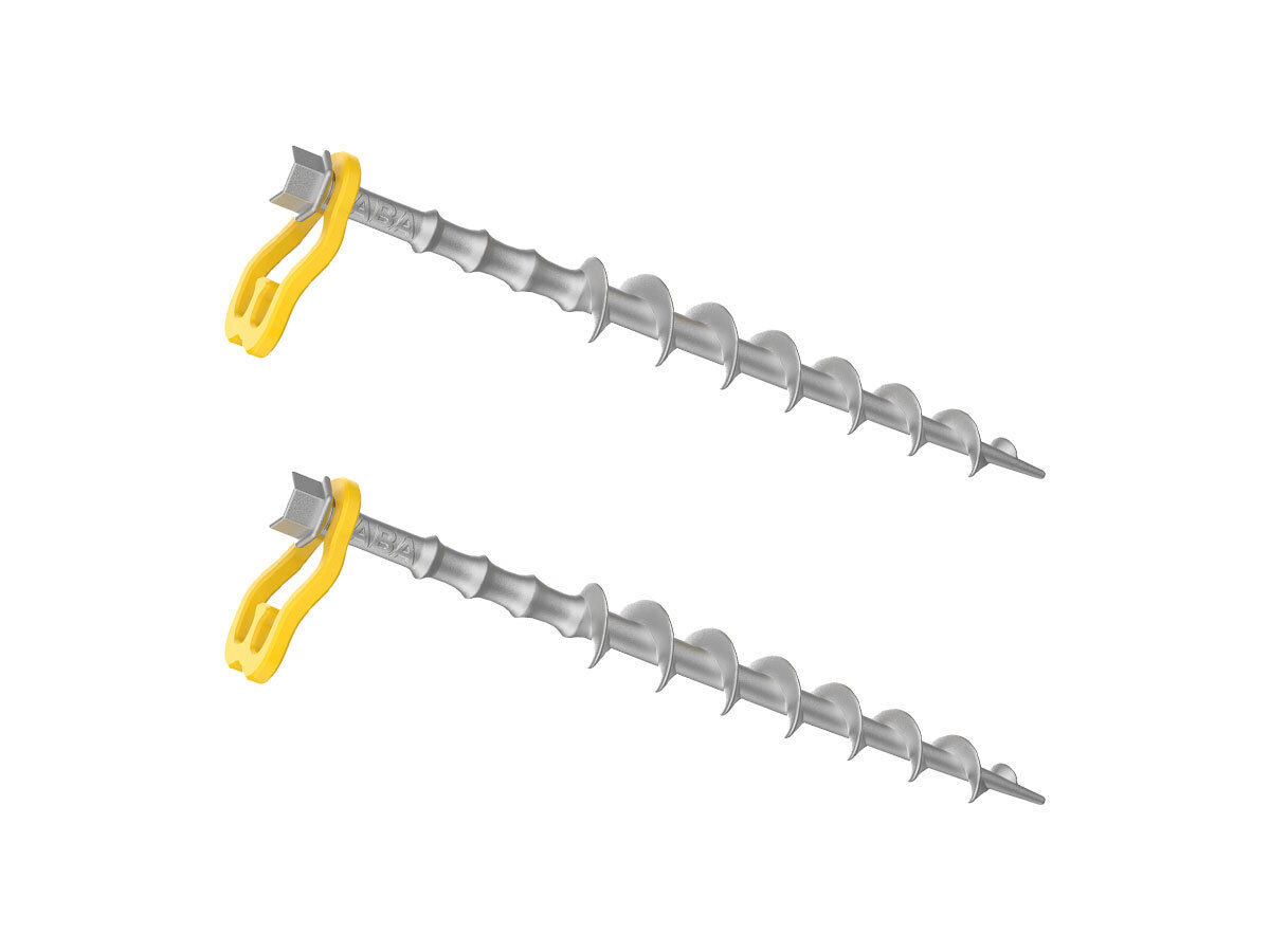 Picchetti Da Tenda In Acciaio Con Gancio A P – 12 Pezzi Da 30 Cm – Diametro 9 Mm – Con Corda Fluorescente – Ideali Per Campeggio Su Terreno Duro - 2