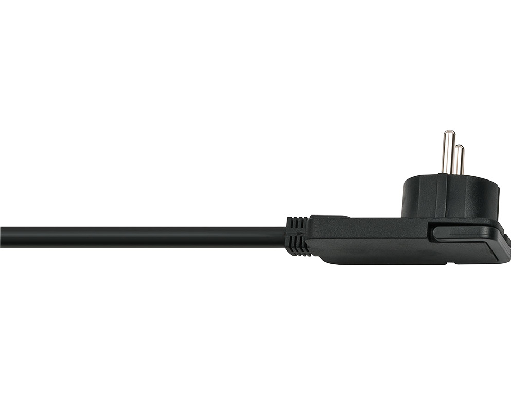 Brennenstuhl Professional Construction Site Cable Reel KD 3200 C1 with CEE Plug, CEE Socket and 2 Earthing Contact Sockets (30 m Cable in Black, Permanent Outdoor Use, Made in Germany