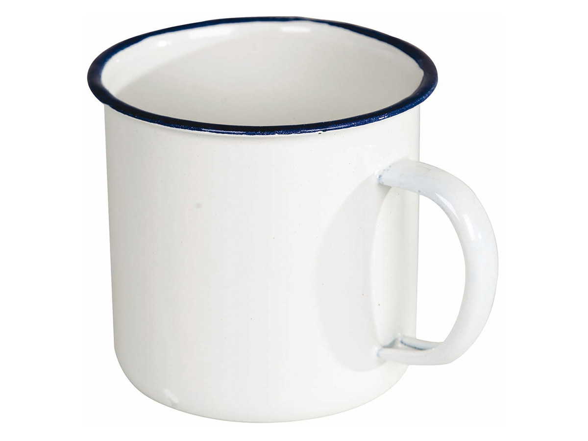 MAXIKIWI - Tazza da campeggio smaltata resistente per caffè o tè per uso interno ed esterno - Carino animale Boba Tea Valentine - 350 ml