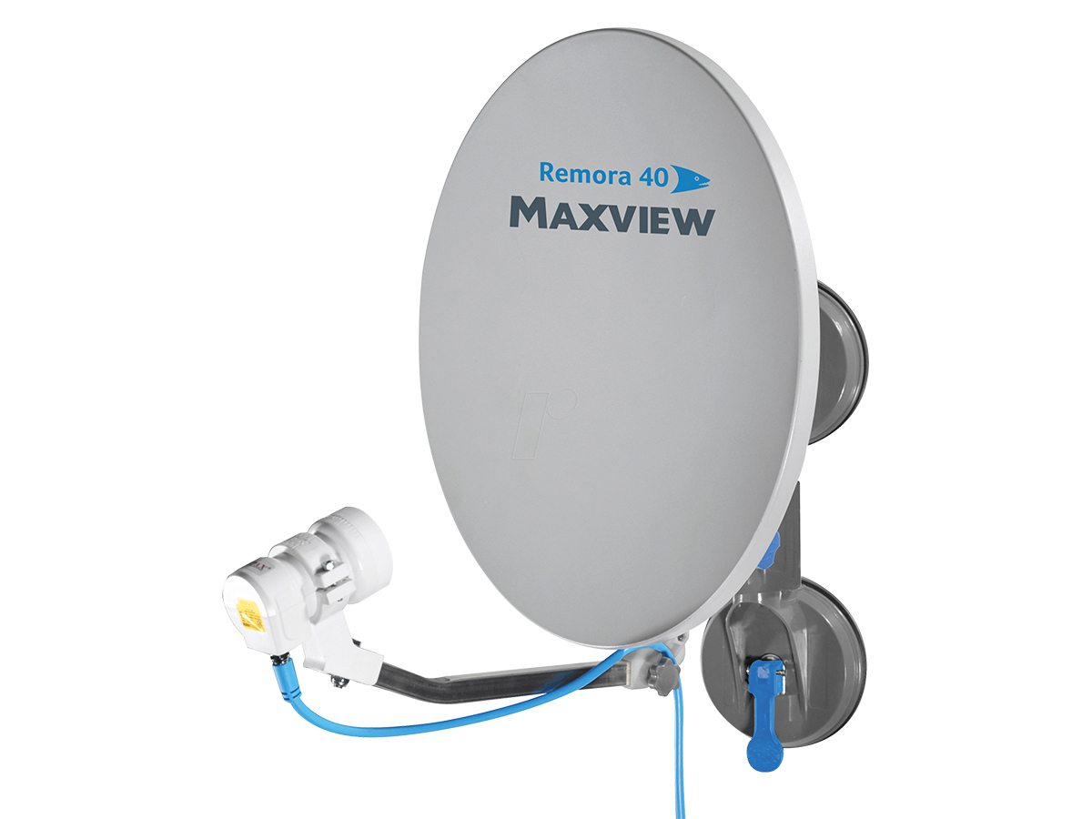 Antenna Satellitare Da Campeggio Telestar 35 – 35 Cm, In Acciaio, Con LNB HDTV, Supporto A Ventosa E Bussola, Custodia Rigida