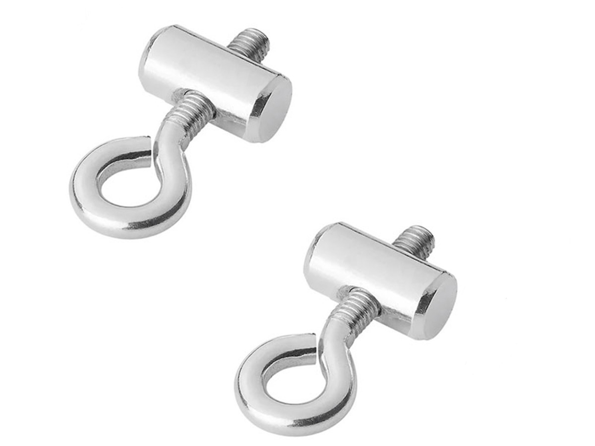Be In Your Mind 4 PZ Tendalino Ferroviario Tappi 8mm per Campervan Camper Barca Campeggio Attrezzature Tende Da Campeggio Accessori In Acciaio Inox 25x8mm
