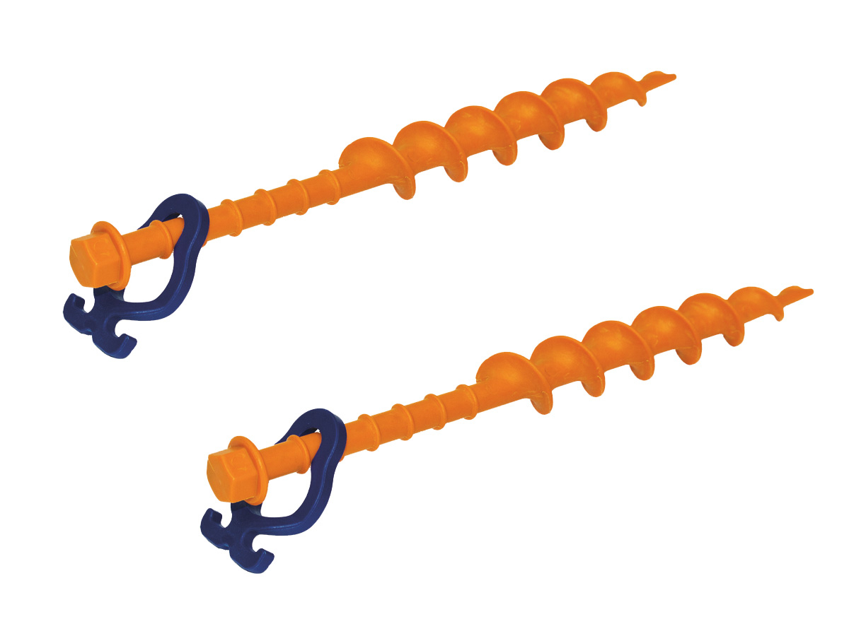 Confezione da 8 picchetti da tenda resistenti da 20 cm per campeggio