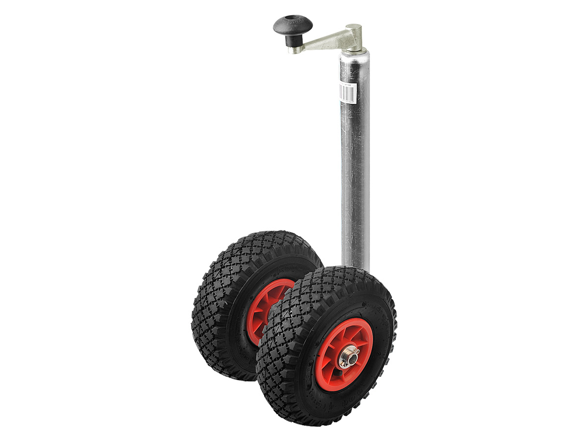 XLPT Ruota D’Appoggio Per Rimorchio – Diametro 48 Mm, Forcella 200 Mm, Carico 272 Kg