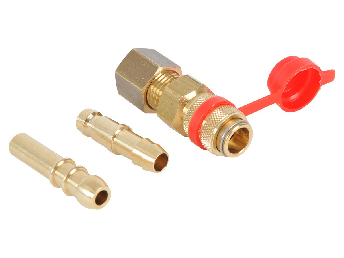 Ugello A Sgancio Rapido Per Gas Riloer Da 8 Mm | Raccordo In Rame Per Tubo GPL Per Camper, Roulotte E BBQ - 4