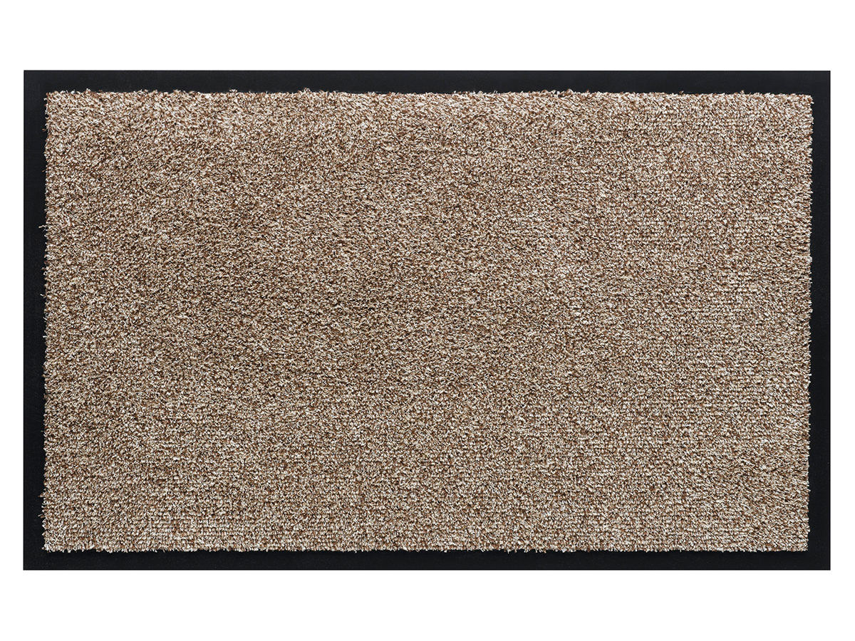 Andiamo zerbino Samson – zerbino Lavabile Interno – Antiscivolo e Assorbente in Cotone – Tappeto Porta Facile da Pulire 40 x 60 cm, Beige Chiaro