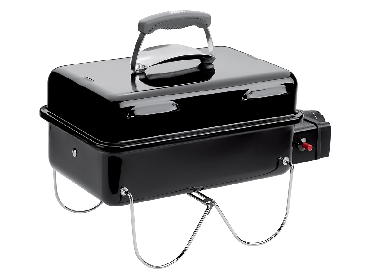 Party Grill 400 &ndash; Fornello Da Campeggio E Barbecue A Gas Tutto In Uno Con Griglia, Azzurro